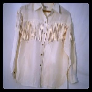 Carol Horn shirt 100% silk